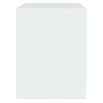 Nachtkastjes 45X34,5X44,5 Cm Bewerkt Hout 2 Wit