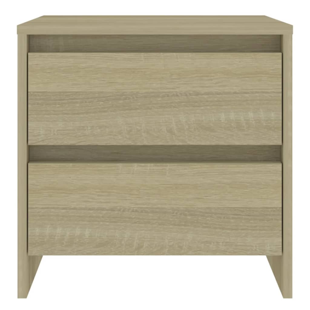 Nachtkastje 45X34,5X44,5 Cm Spaanplaat Kleurig 1 Sonoma eiken