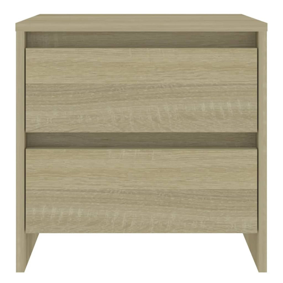 Nachtkastje 45X34,5X44,5 Cm Spaanplaat Kleurig 1 Sonoma eiken