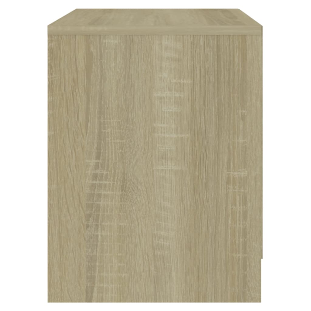 Nachtkastje 45X34,5X44,5 Cm Spaanplaat Kleurig 1 Sonoma eiken