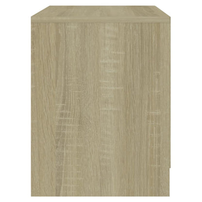 Nachtkastje 45X34,5X44,5 Cm Spaanplaat Kleurig 1 Sonoma eiken
