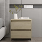 Nachtkastje 45x34,5x44,5 cm spaanplaat sonoma eiken