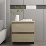 Nachtkastje 45x34,5x44,5 cm spaanplaat sonoma eiken