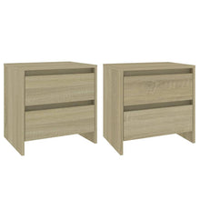 Nachtkastjes 45X34,5X44,5 Xm Spaanplaat Kleur 2 Sonoma eiken