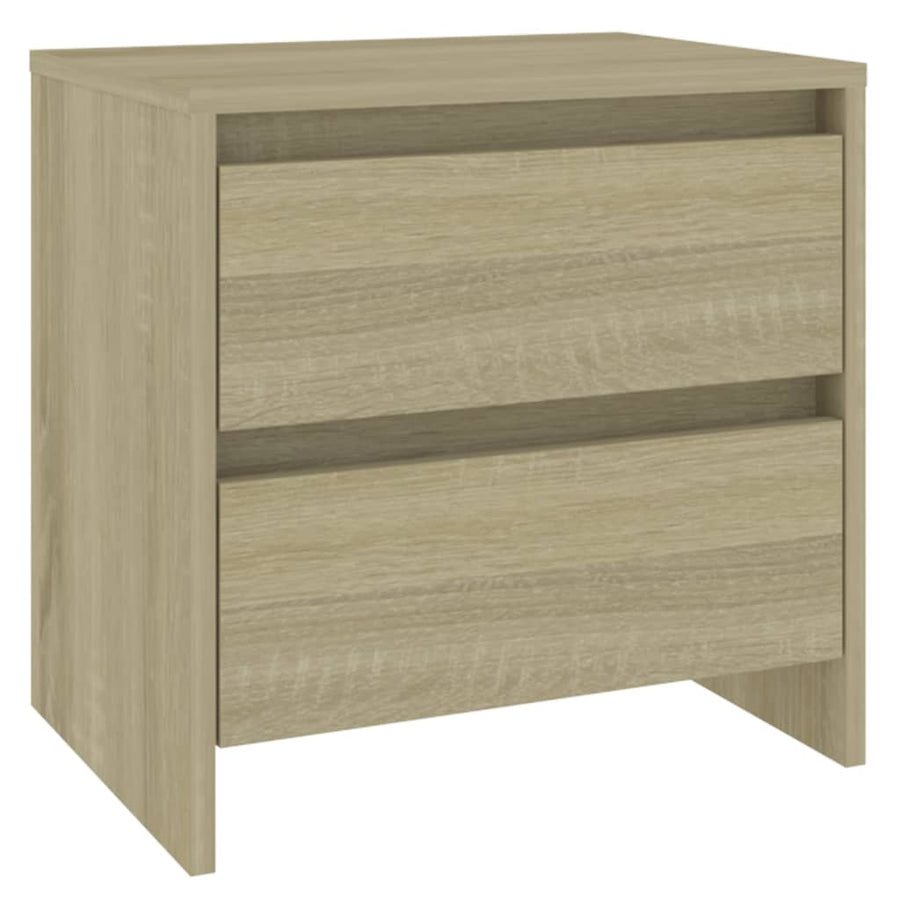 Nachtkastjes 45X34,5X44,5 Xm Spaanplaat Kleur 2 Sonoma eiken