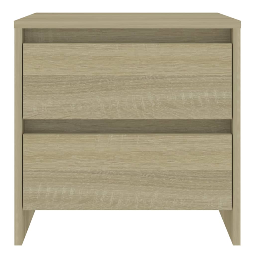 Nachtkastjes 45X34,5X44,5 Xm Spaanplaat Kleur 2 Sonoma eiken