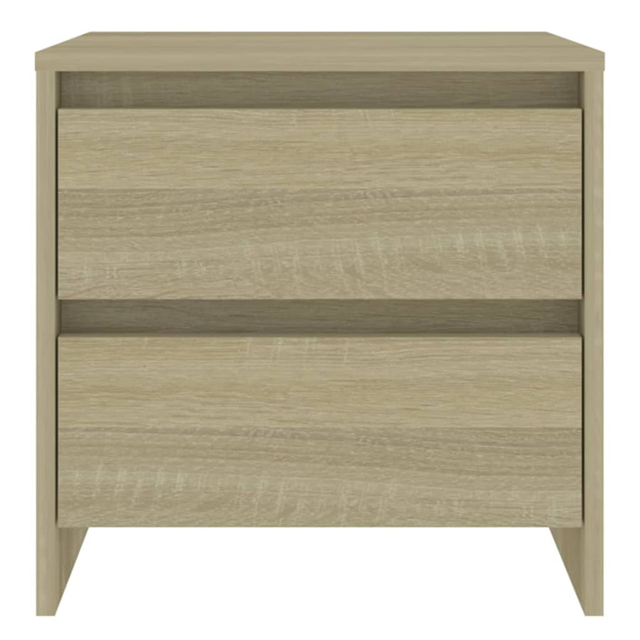 Nachtkastjes 45X34,5X44,5 Xm Spaanplaat Kleur 2 Sonoma eiken
