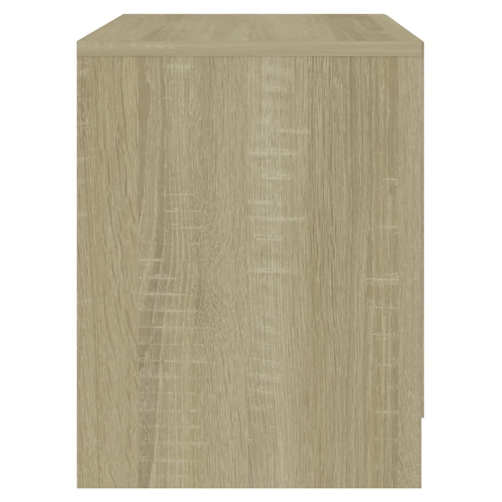Nachtkastjes 45X34,5X44,5 Xm Spaanplaat Kleur 2 Sonoma eiken