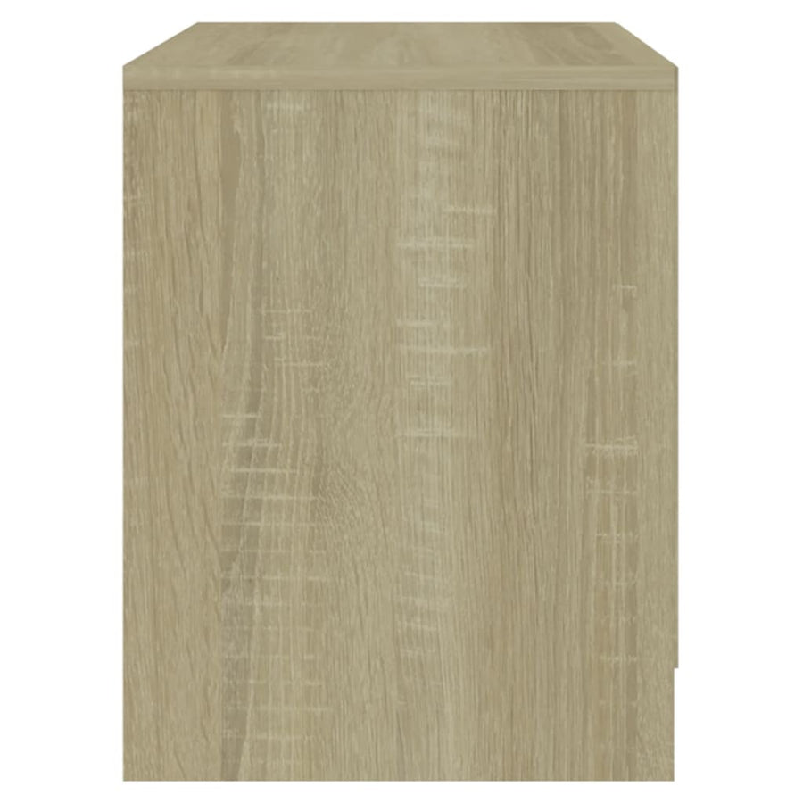 Nachtkastjes 45X34,5X44,5 Xm Spaanplaat Kleur 2 Sonoma eiken