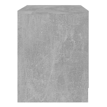 Nachtkastje 45X34,5X44,5X Cm Spaanplaat 1 Betongrijs
