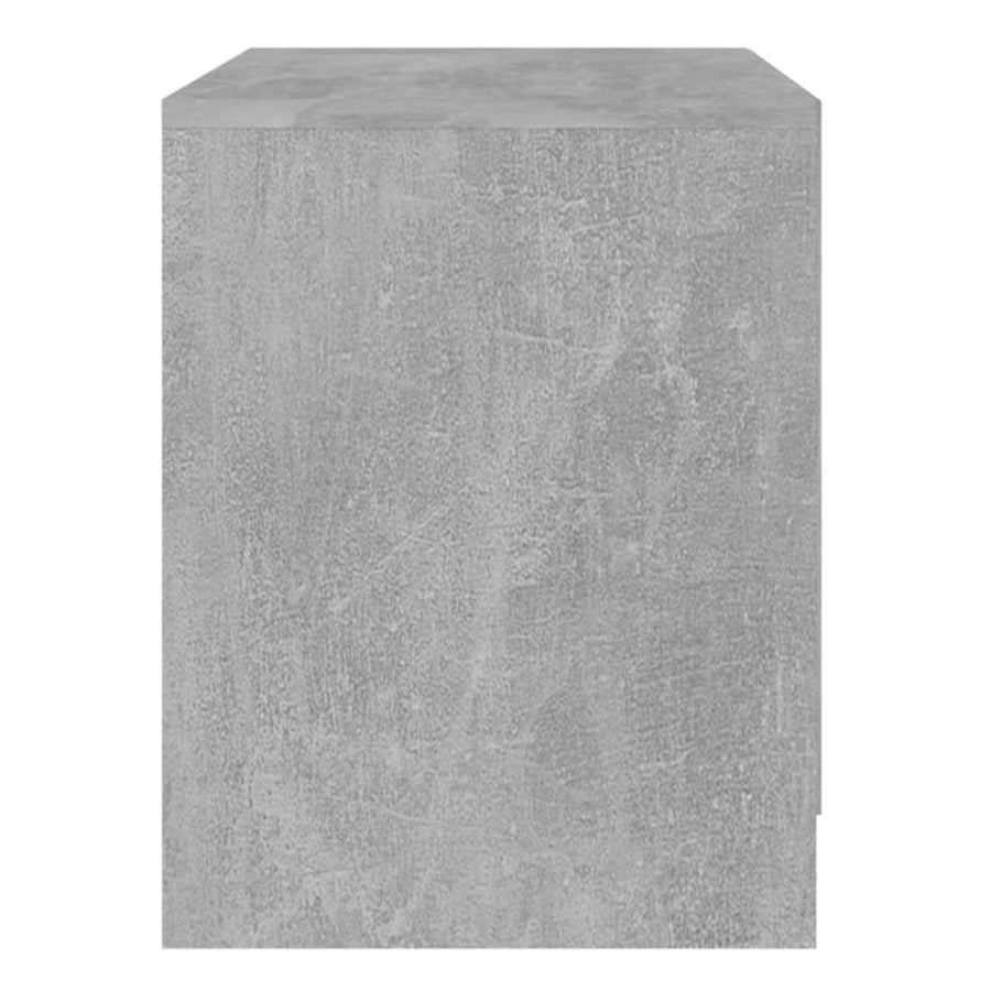 Nachtkastje 45X34,5X44,5X Cm Spaanplaat 1 Betongrijs