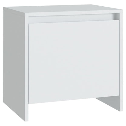Nachtkastjes 45X34X44,5 Cm Spaanplaat 2 Wit