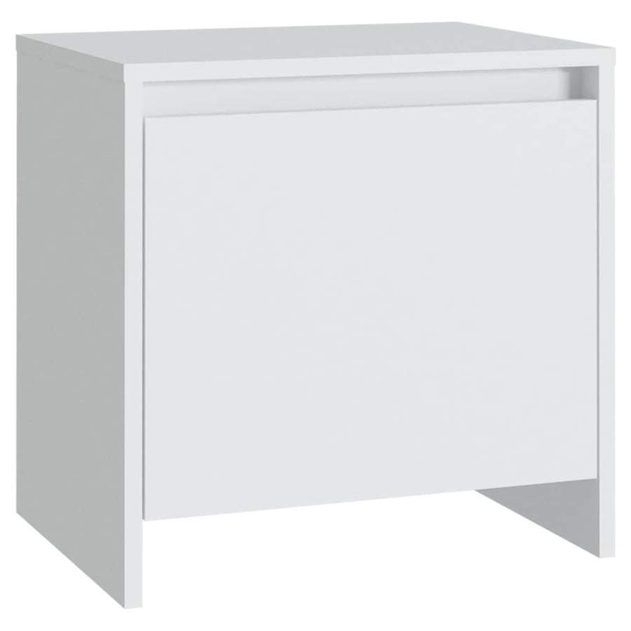 Nachtkastjes 45X34X44,5 Cm Spaanplaat 2 Wit