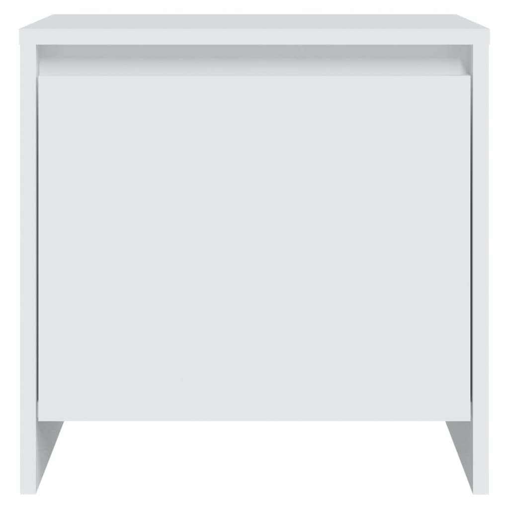 Nachtkastjes 45X34X44,5 Cm Spaanplaat 2 Wit