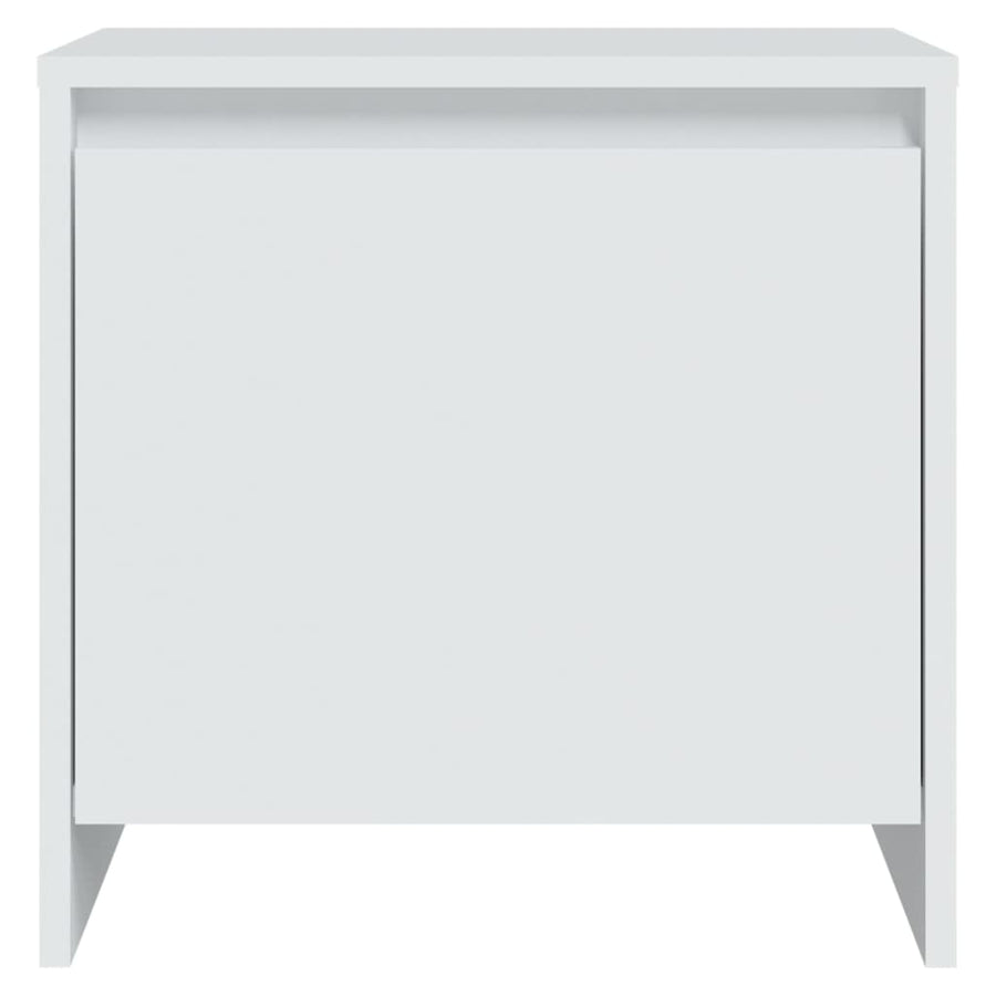 Nachtkastjes 45X34X44,5 Cm Spaanplaat 2 Wit