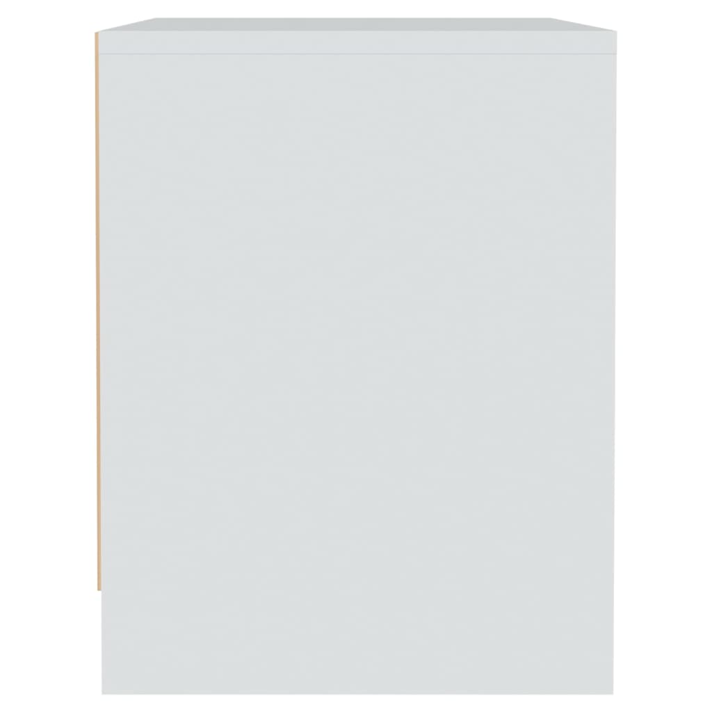 Nachtkastjes 45X34X44,5 Cm Spaanplaat 2 Wit