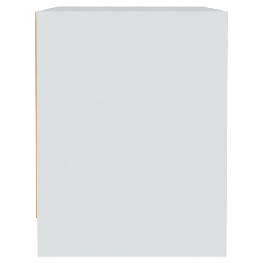 Nachtkastjes 45X34X44,5 Cm Spaanplaat 2 Wit