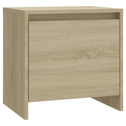 Nachtkastje 45X34X44,5 Cm Bewerkt Hout Kleurig 1 Sonoma eiken
