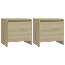 Nachtkastjes 45X34X44,5 Cm Bewerkt Hout Kleur 2 Sonoma eiken