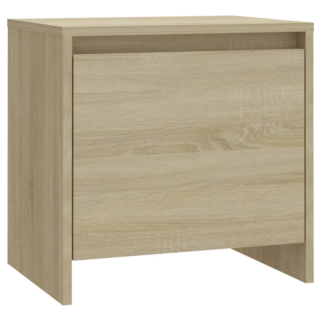 Nachtkastjes 45X34X44,5 Cm Bewerkt Hout Kleur 2 Sonoma eiken