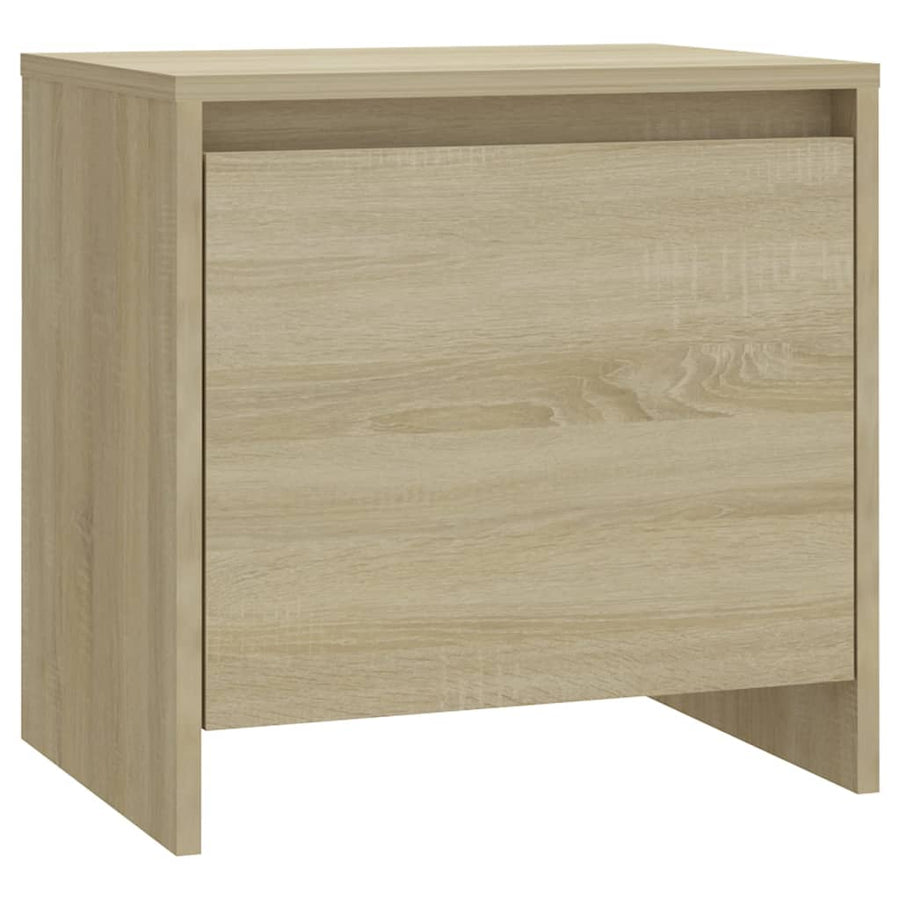 Nachtkastjes 45X34X44,5 Cm Bewerkt Hout Kleur 2 Sonoma eiken