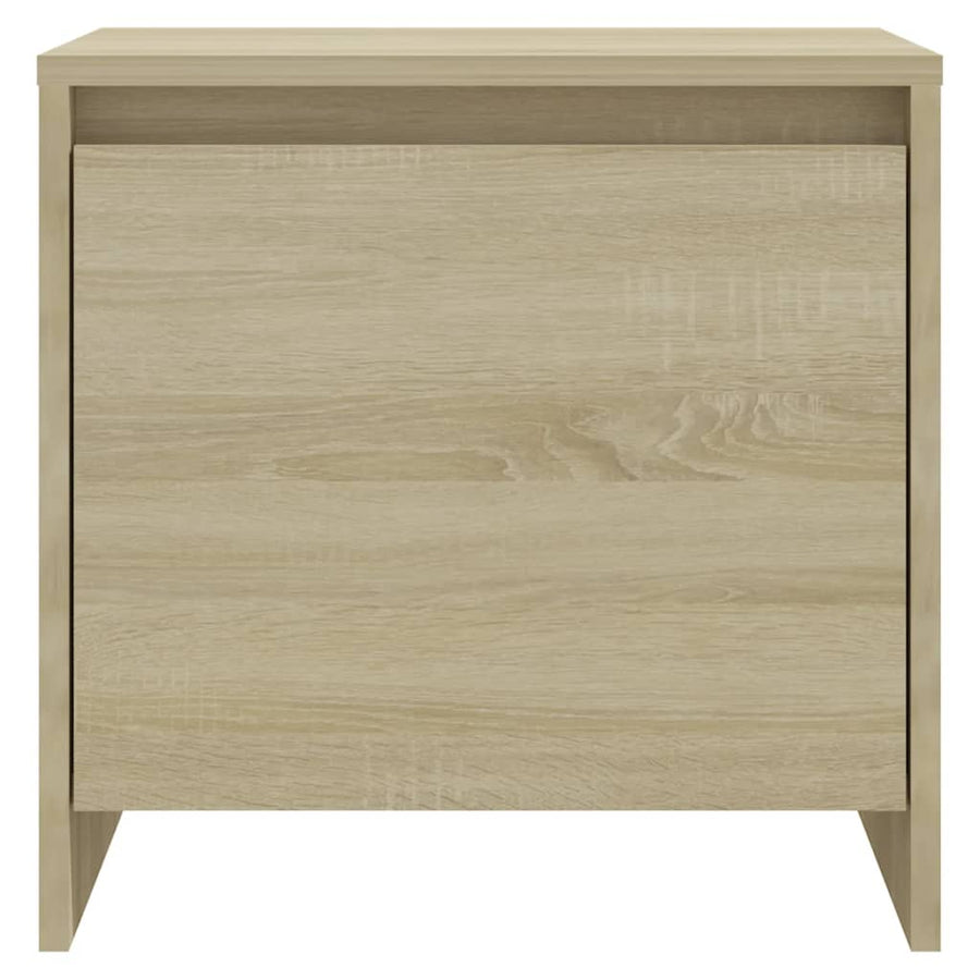 Nachtkastjes 45X34X44,5 Cm Bewerkt Hout Kleur 2 Sonoma eiken