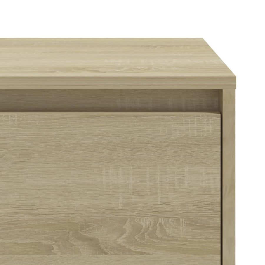 Nachtkastjes 45X34X44,5 Cm Bewerkt Hout Kleur 2 Sonoma eiken