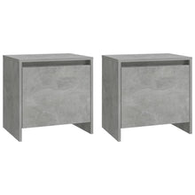 Nachtkastjes 45X34X44,5 Cm Bewerkt Hout 2 Betongrijs