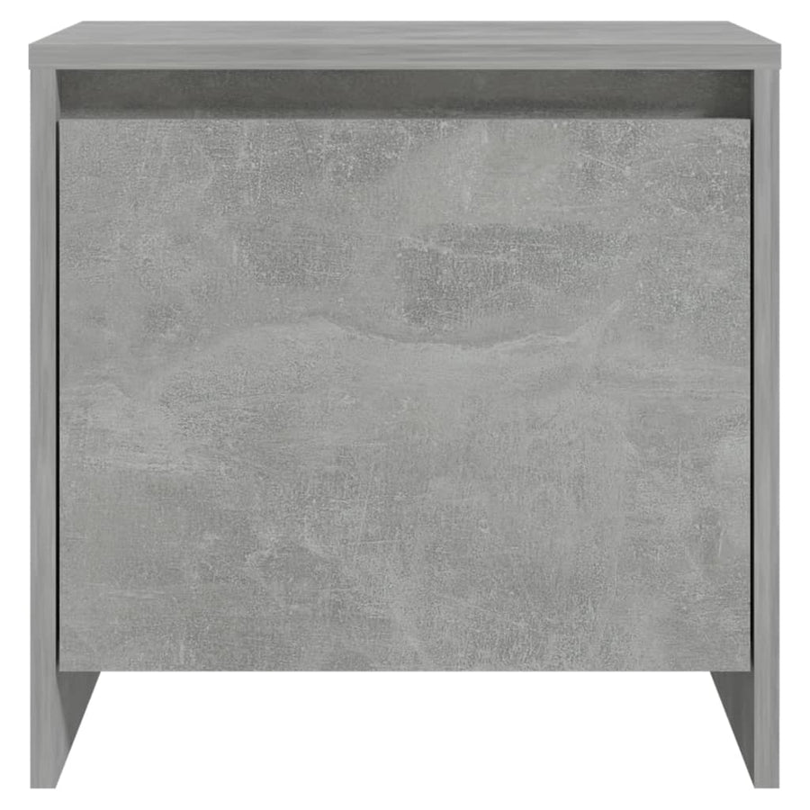 Nachtkastjes 45X34X44,5 Cm Bewerkt Hout 2 Betongrijs