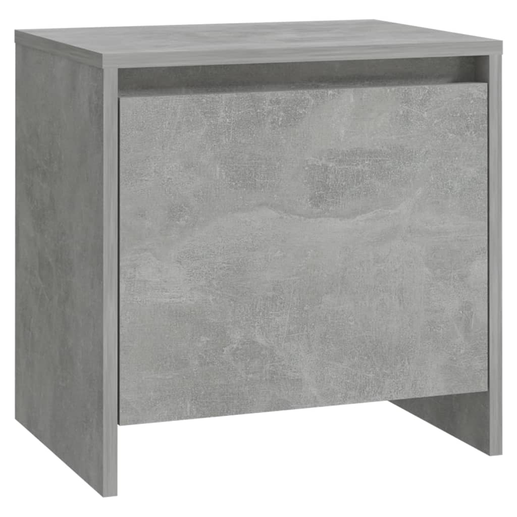 Nachtkastjes 45X34X44,5 Cm Bewerkt Hout 2 Betongrijs