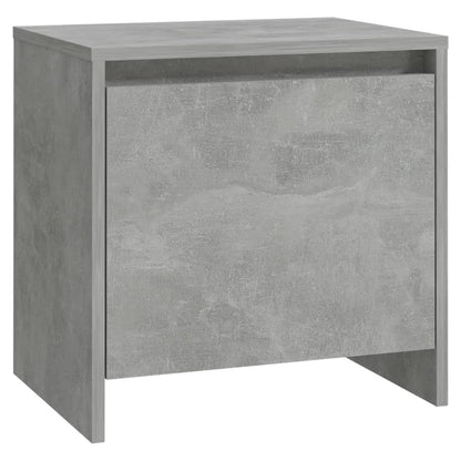 Nachtkastjes 45X34X44,5 Cm Bewerkt Hout 2 Betongrijs