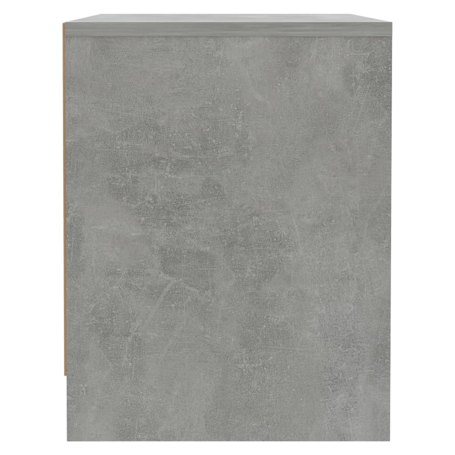 Nachtkastjes 45X34X44,5 Cm Bewerkt Hout 2 Betongrijs