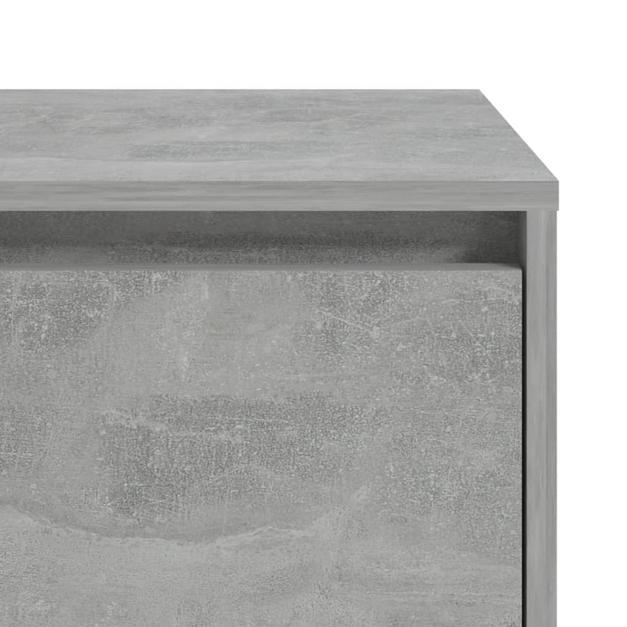Nachtkastjes 45X34X44,5 Cm Bewerkt Hout 2 Betongrijs