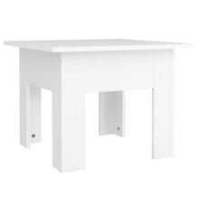 Salontafel 55X55X42 Cm Bewerkt Hout Wit