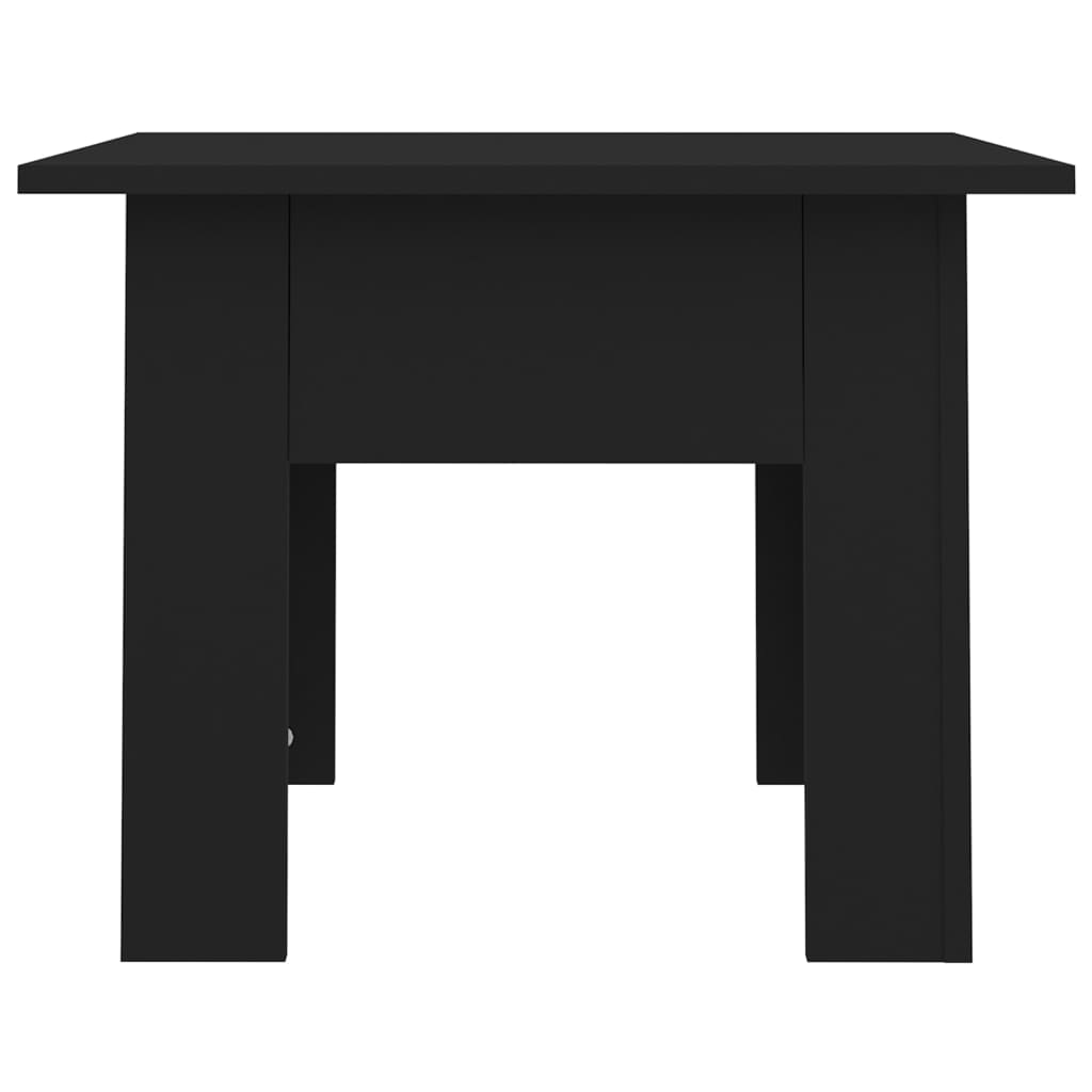 Salontafel 55X55X42 Cm Spaanplaat Zwart
