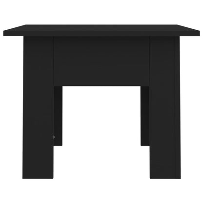 Salontafel 55X55X42 Cm Spaanplaat Zwart