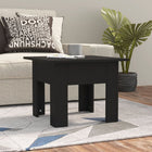 Coffee table 55x55x42 cm distressed wood black
