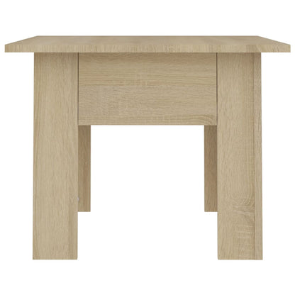 Salontafel 55x55x42 cm bewerkt hout sonoma eikenkleurig