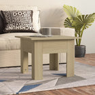 Salontafel 55x55x42 cm bewerkt hout sonoma eiken