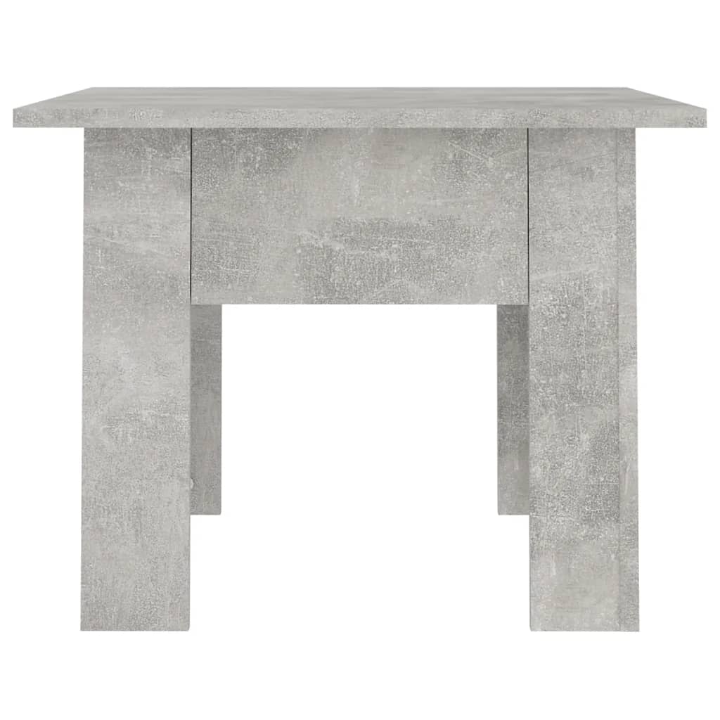 Salontafel 55x55x42 cm bewerkt hout betongrijs
