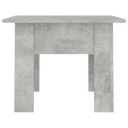 Salontafel 55x55x42 cm bewerkt hout betongrijs