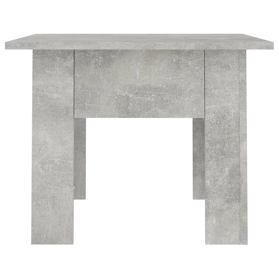 Salontafel 55x55x42 cm bewerkt hout betongrijs