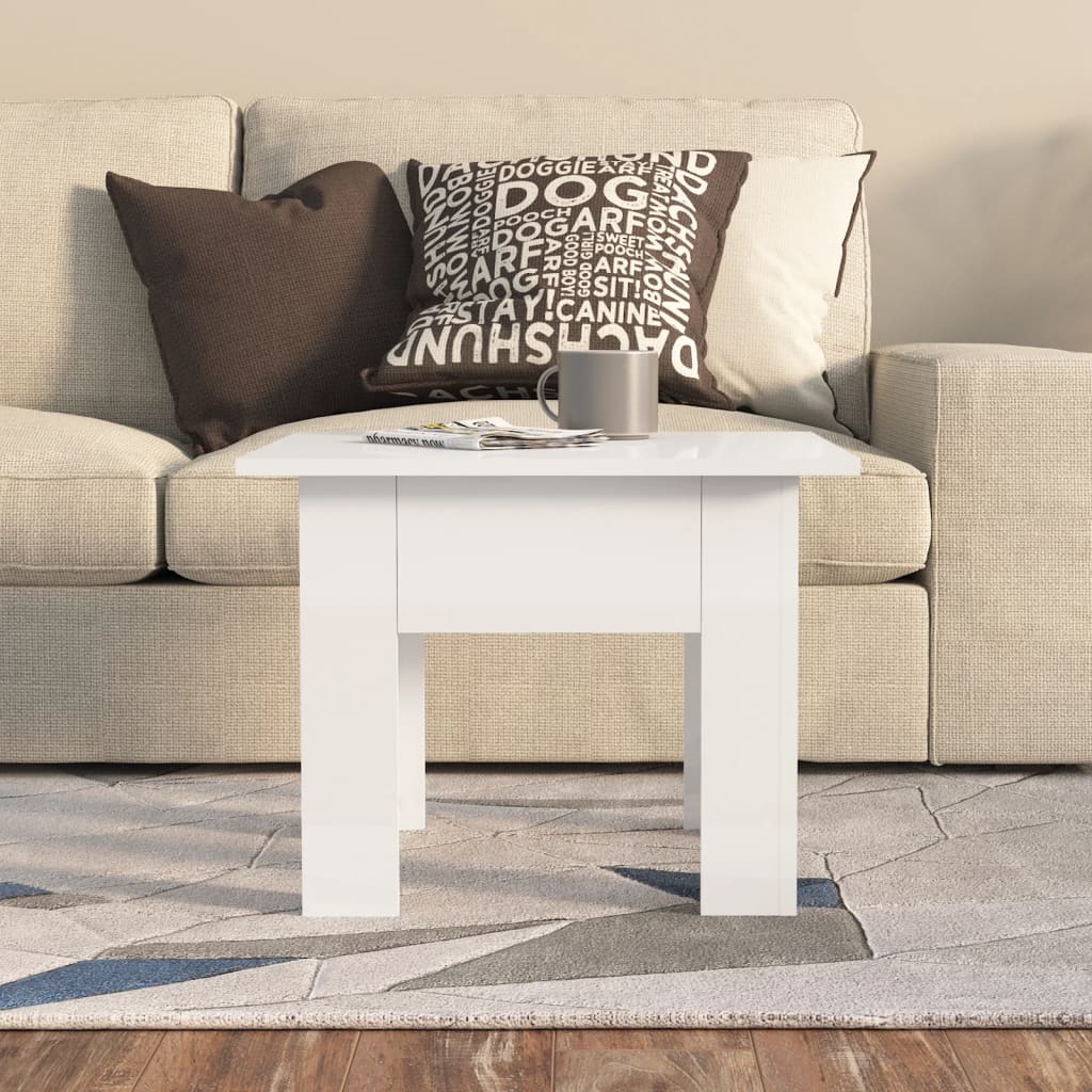 Salontafel Bewerkt Hout 55 x 55 x 42 cm