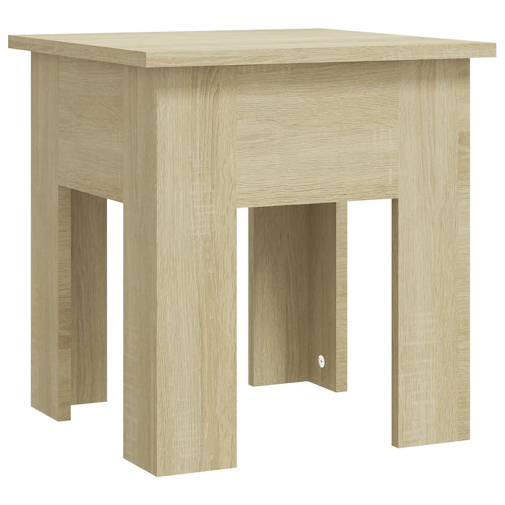 Salontafel Bewerkt Hout Kleurig 40 x 40 x 42 cm