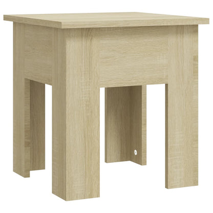 Salontafel Bewerkt Hout Kleurig 40 x 40 x 42 cm
