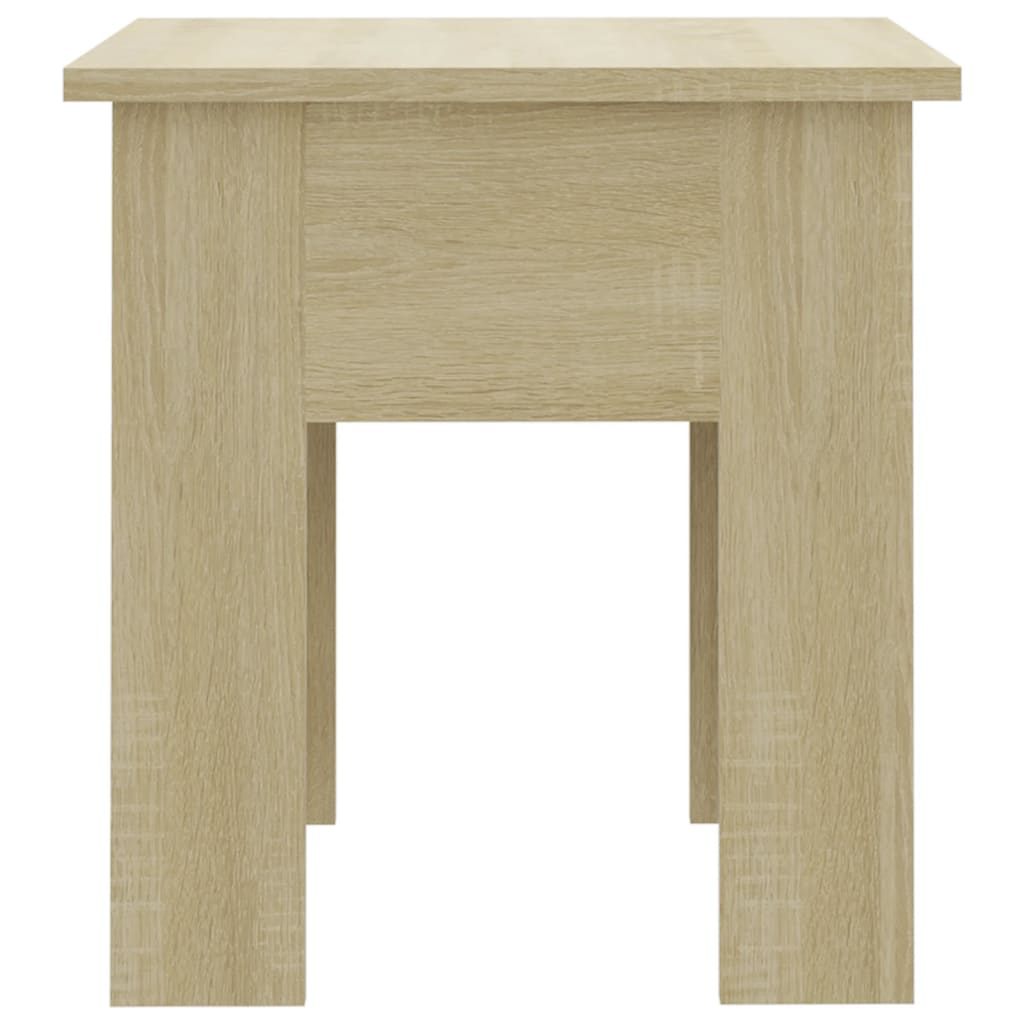 Salontafel Bewerkt Hout Kleurig 40 x 40 x 42 cm