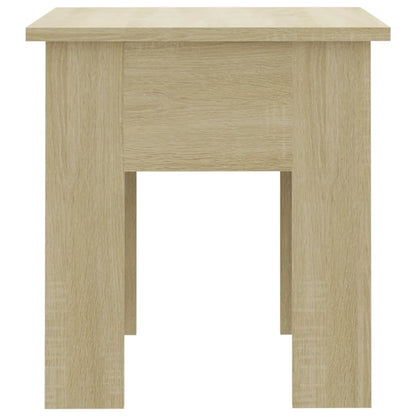 Salontafel Bewerkt Hout Kleurig 40 x 40 x 42 cm