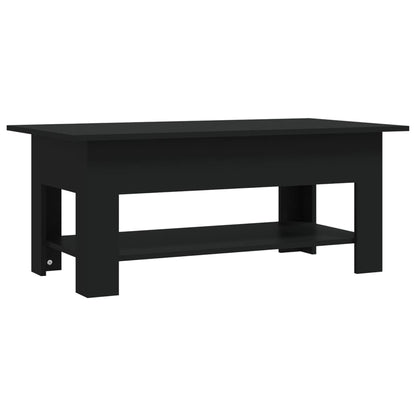 Salontafel 02X55X42 Cm Spaanplaat Zwart