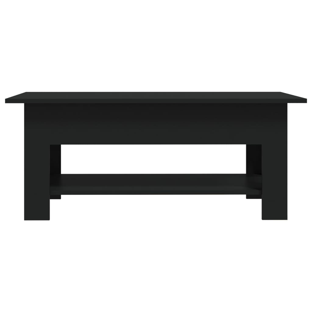 Salontafel 02X55X42 Cm Spaanplaat Zwart