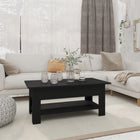 Salontafel 102x55x42 cm spaanplaat zwart